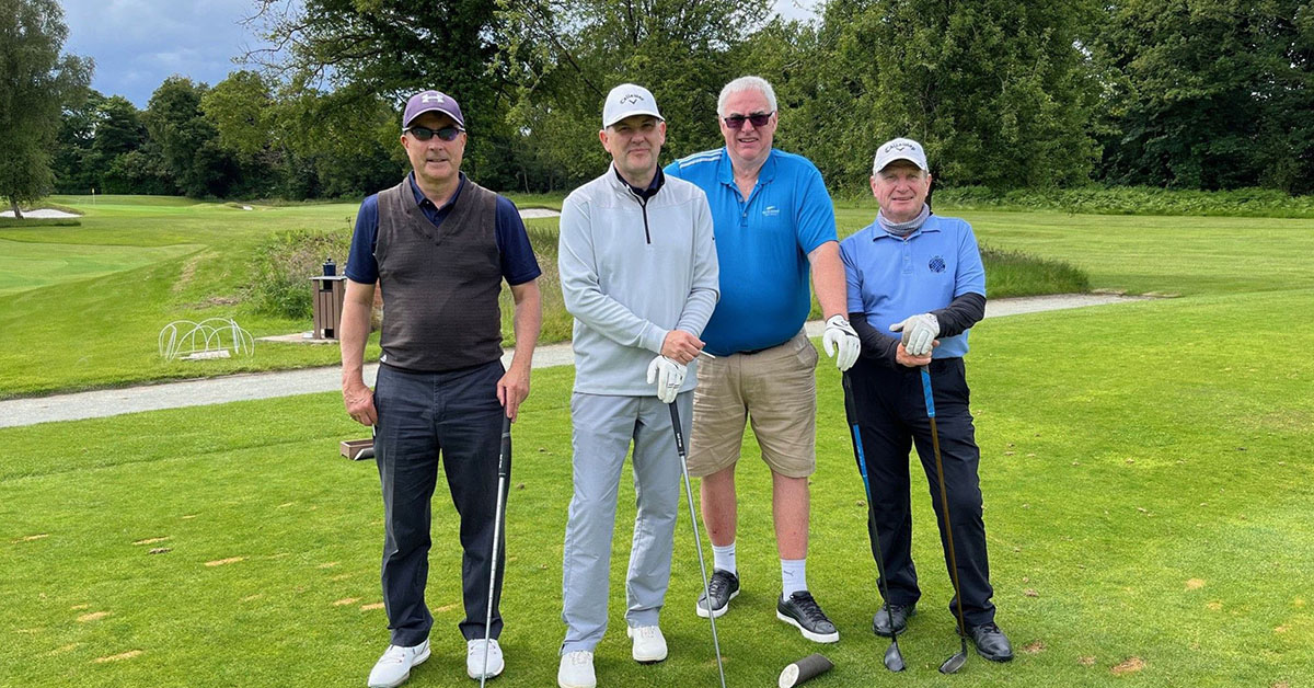 Bird & Lovibond’s Clinton Matthews-Stroud takes part in charity golf day