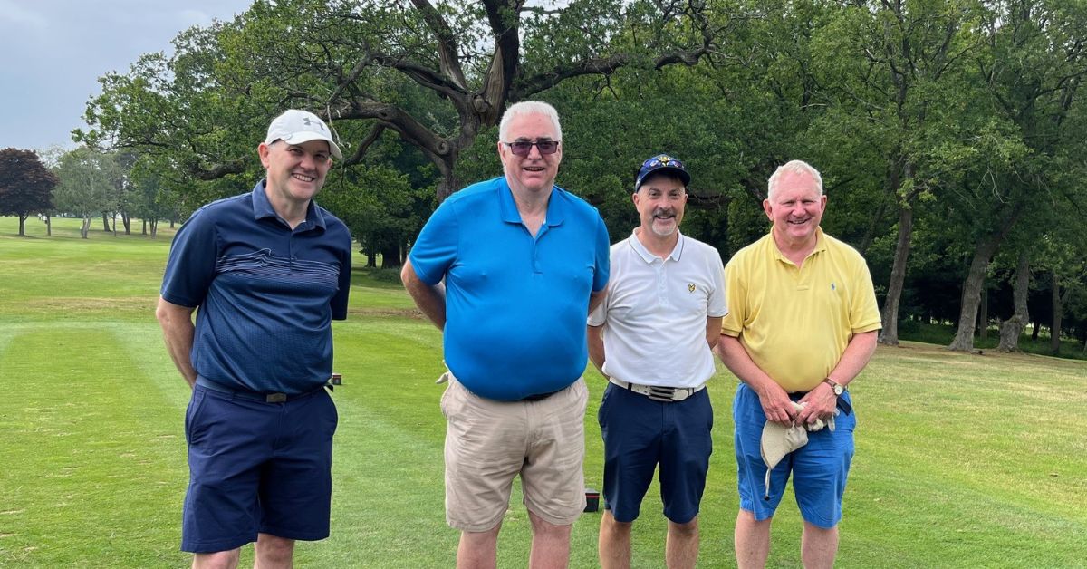 Bird & Lovibond’s Clinton Matthews-Stroud helps raise £25,000 on Charity Golf Day